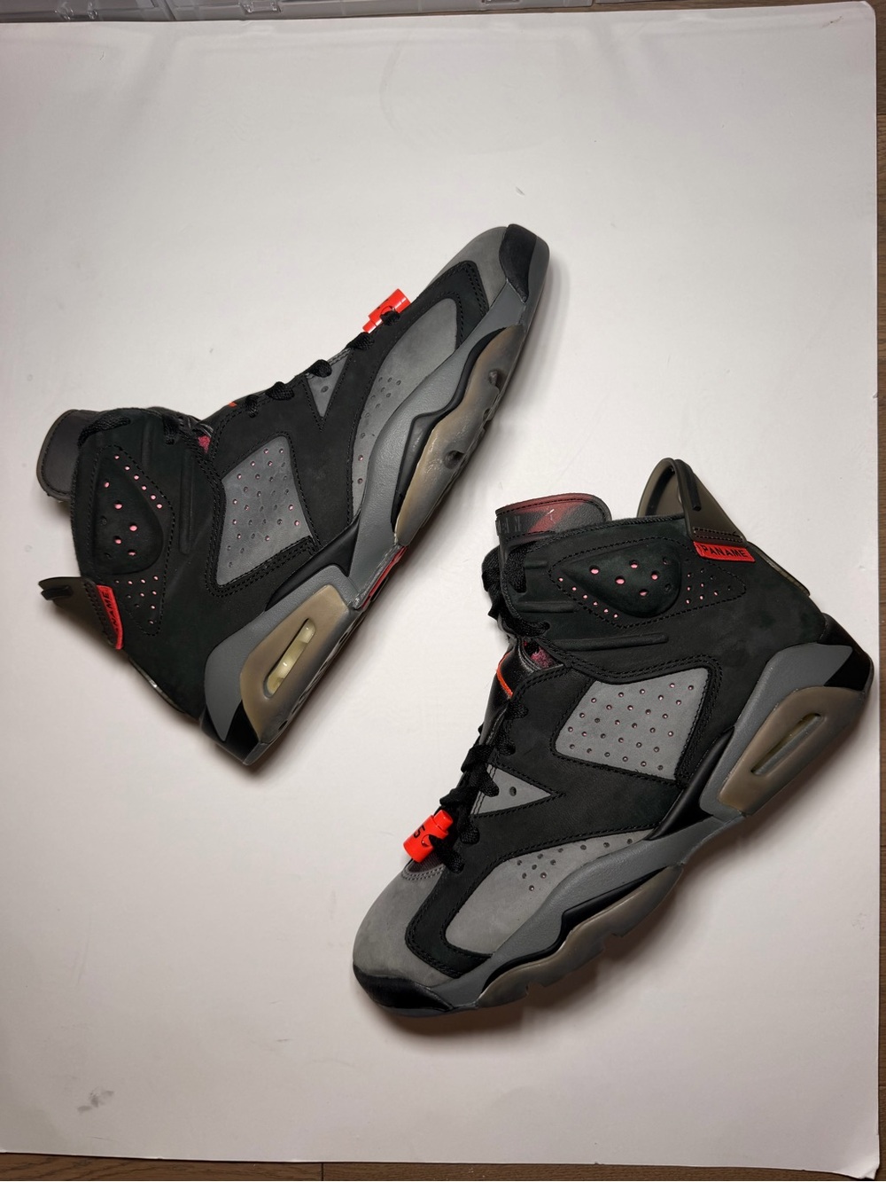 Paris Saint-Germain x Air Jordan 6 Retro Iron Grey PSG PE CK1229 001size 8